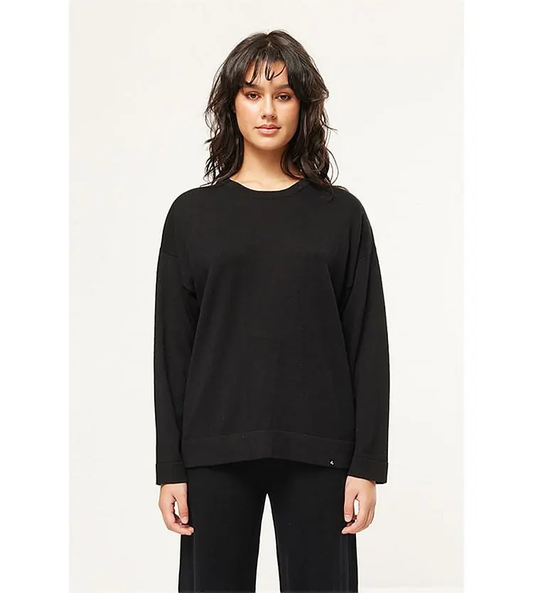 Huffer Womens Merino Neve Crew