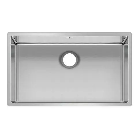 Νεροχύτης Delinia ένθετος με 1 γούρνα από ανοξείδωτο ατσάλι