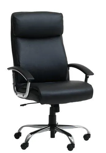 Καρέκλα γραφείου GADBJERG αφρός μνήμης μαύρη δερματίνη