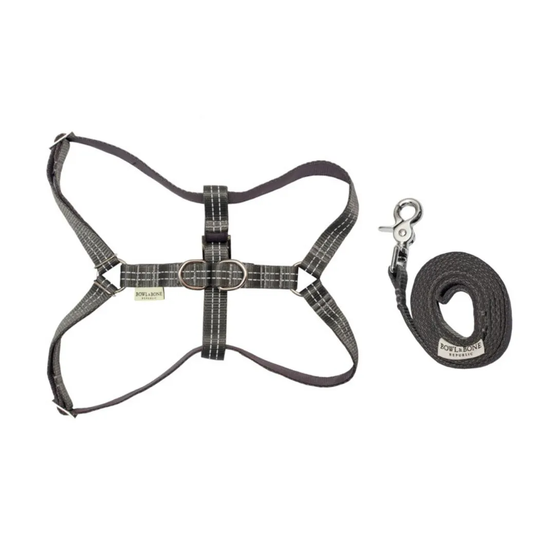 Dog Harness Active Without Lead - Grey