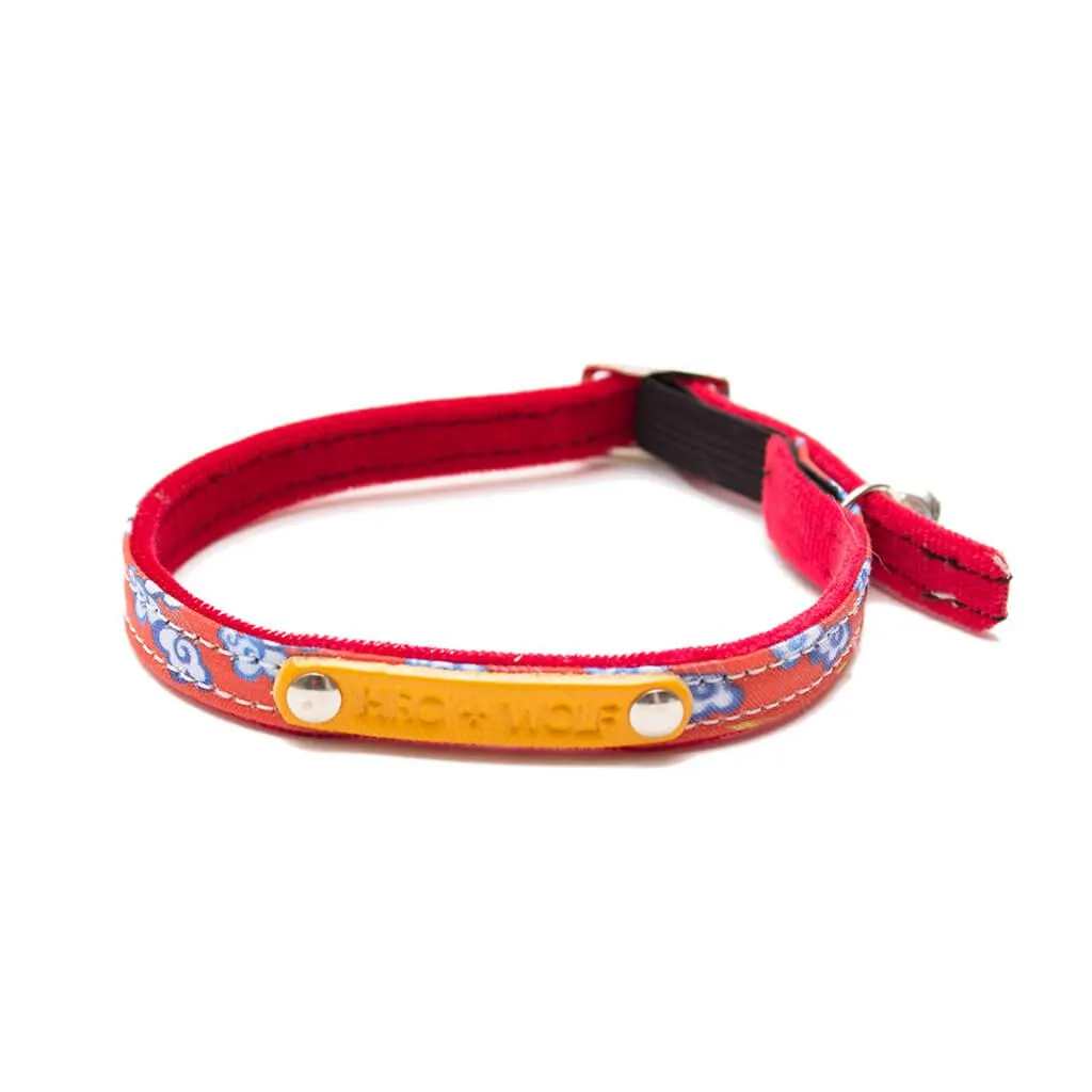 Chinese Clouds Cat Collar