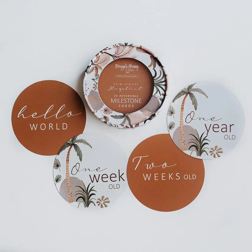 Milestone Cards - Palm Springs & Hazelnut (PRE ORDER MID JULY)
