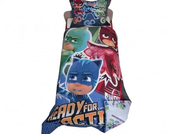 Σετ Παπλωματοθήκη Μονή PJ Masks 50