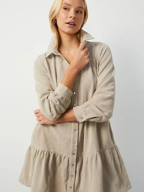 Camille Cord Long Sleeve Tunic