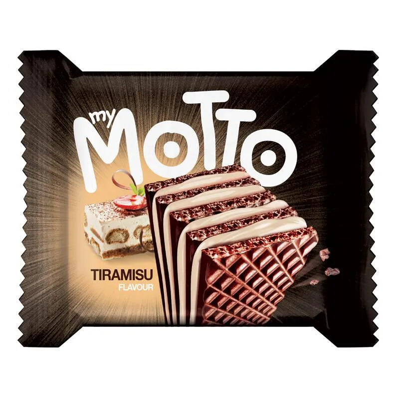 MY MOTTO Γκοφρέτα Τιραμισού 34gr