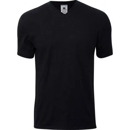 Dovre T-skjorte med V-hals i bomull