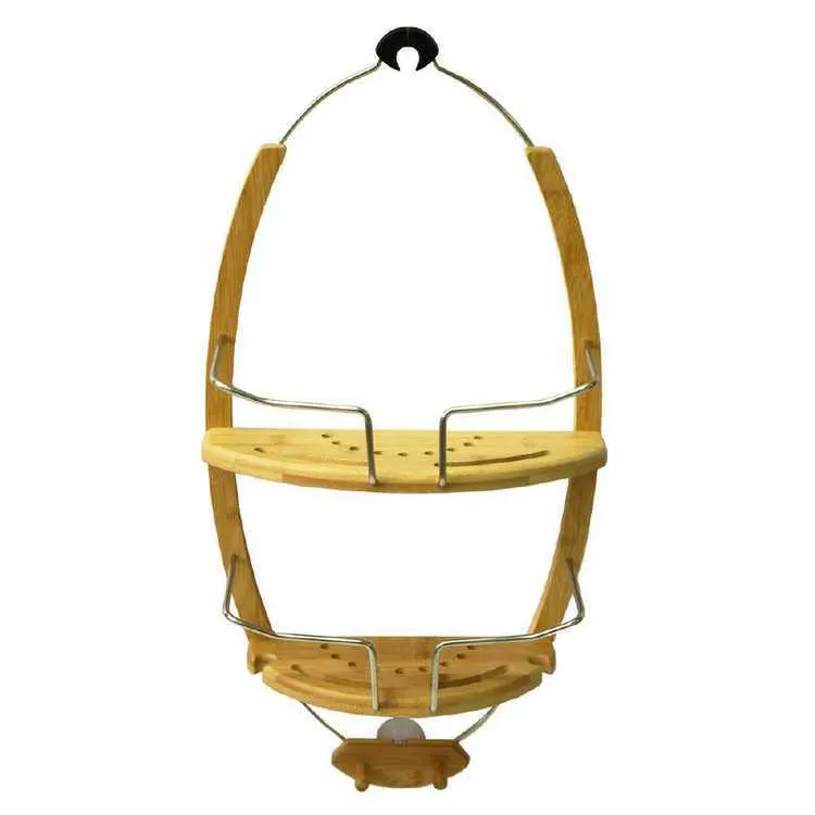 KOO Bamboo Shower Caddy Natural