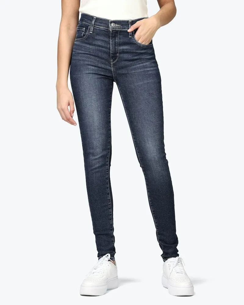 720™ High Rise Super Skinny Mørk Blå Jeans