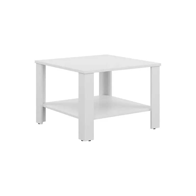 BRW - Τραπεζάκι ODETTE Λευκό 67,5x67,5x47,5 cm