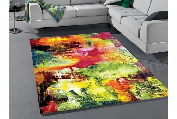 Koberec Belis 80x150 cm, barevný abstraktní motiv