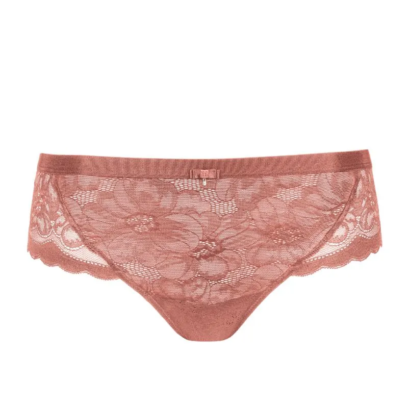 LIS-22193-77- Slip in pizzo Evelyn - rosa antico