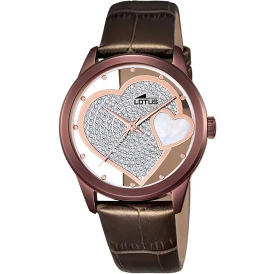 RELOJ DE MUJER LOTUS CON ESFERA MARRÓN 18305/F