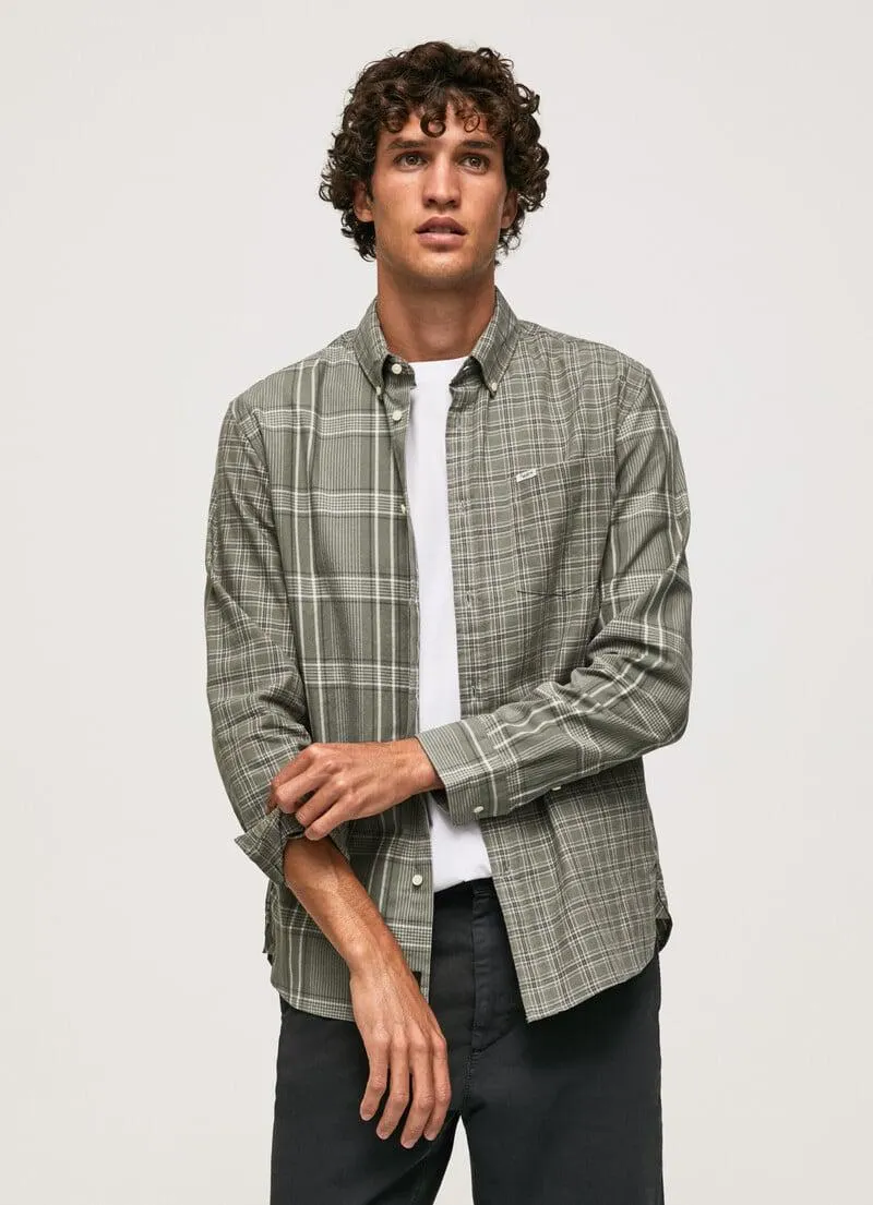 CAMISA FIT REGULAR CUADROS MIXTOS