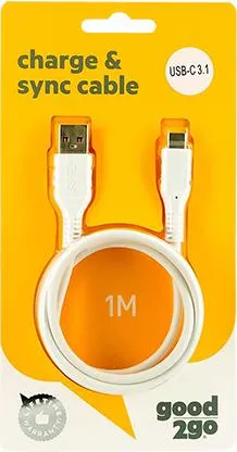 Charge and Sync 1m USB Type C Cable