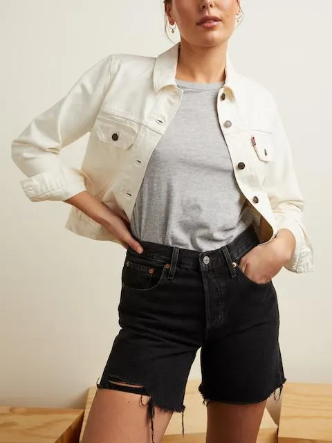 Levi's 501 Short In Lunar Black