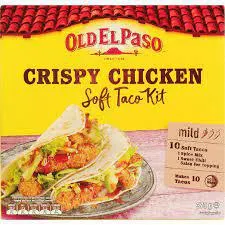 OLD EL PASO CRISPY CHICKEN SOFT TACO KIT