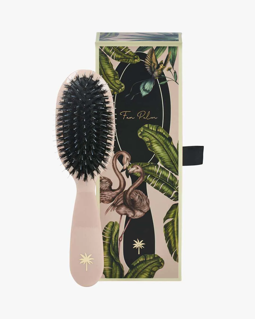 Paradise Rose w/Glitter Small Hair Brush