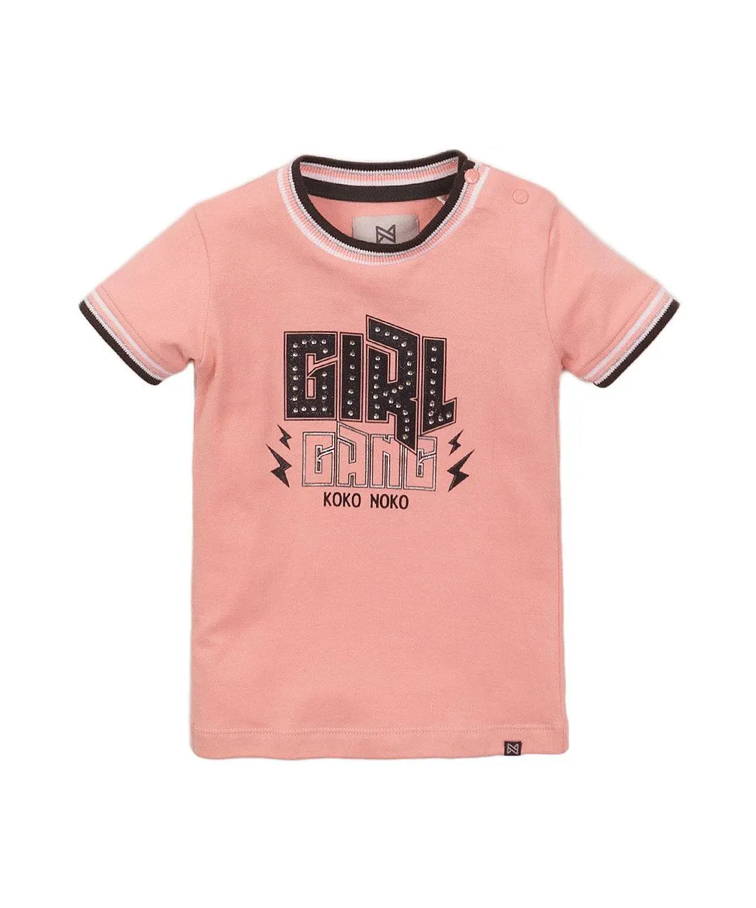 Koko Noko Ροζ μπλούζα με σλόγκαν