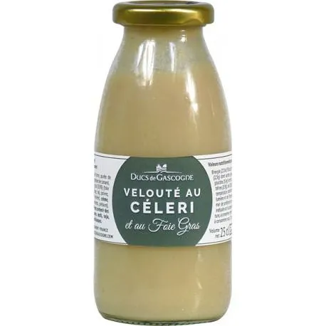 Velouté au céleri et au foie gras