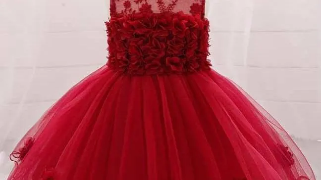 Baby Girl Floral Decor Party Dress