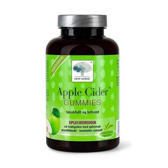 New Nordic Apple Cider Gummies 60 stk