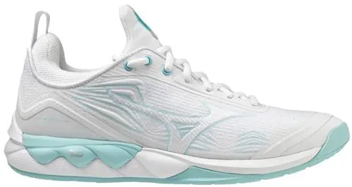 Mizuno Wave Luminous 2 White/Tanager Turquoise