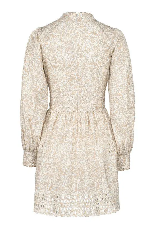 Isabelle Printed Dress Humus