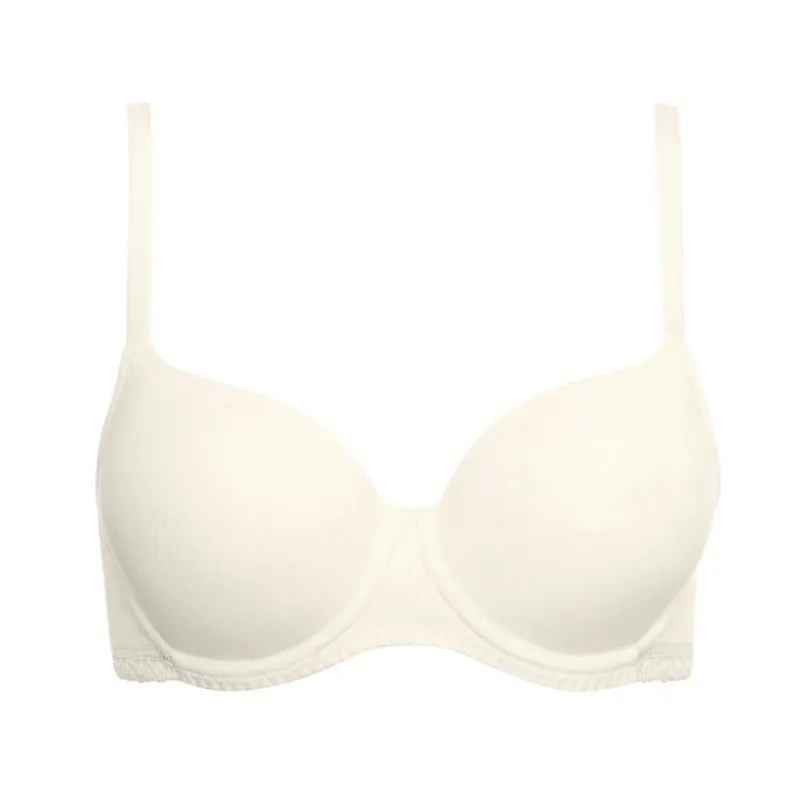 LIS-20284-CE - Reggiseno preformato Ines in cotone - bianco