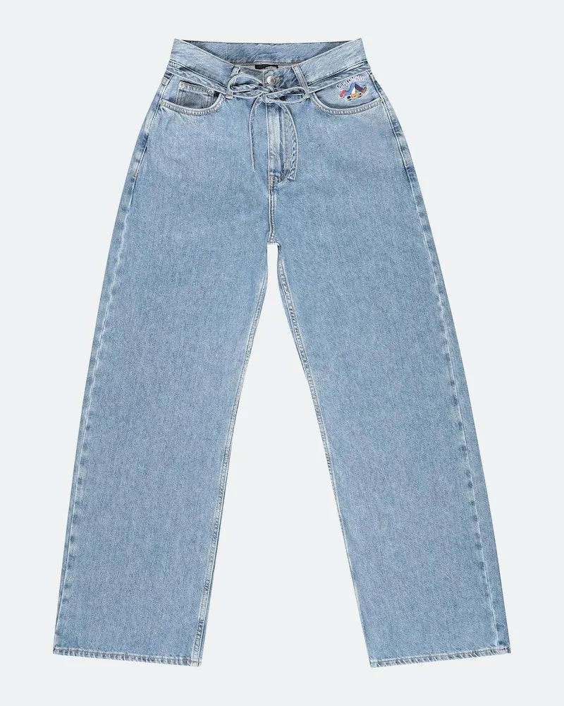 Loose jeans med snor