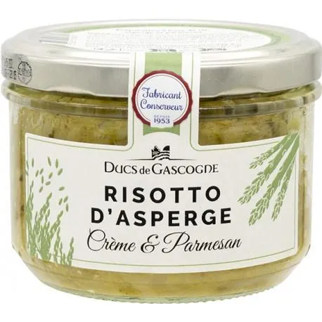 Risotto d'asperge à la crème et au parmesan
