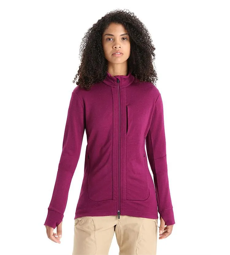 Icebreaker Womens Quantum III Long Sleeve Zip