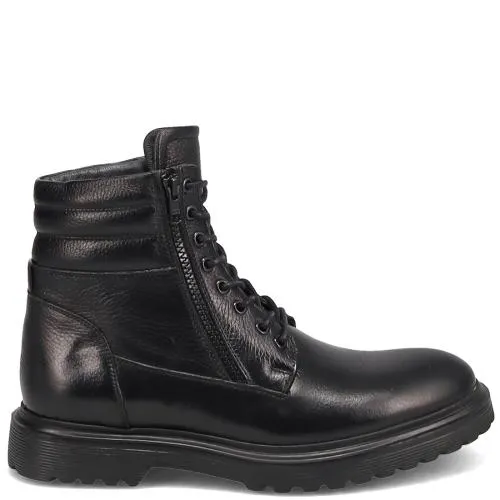 Ανδρικό μαύρο δερμάτινο αρβυλάκι EN5031-M14