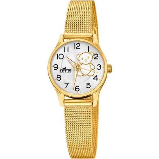 RELOJ INFANTIL LOTUS JUNIOR CON ESFERA PLATEADA 18572/D