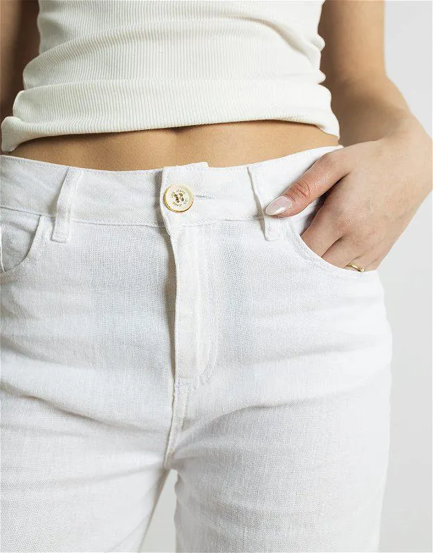 Culotte Trouser White