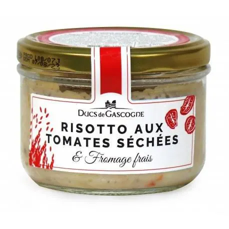 Risotto aux tomates séchées et fromage frais
