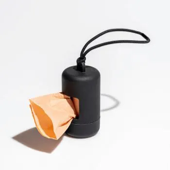 Poop Dog Bag Carrier - Black