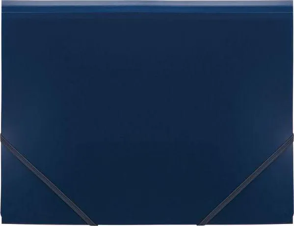 Strikkmappe Foldermate PP A4 blå