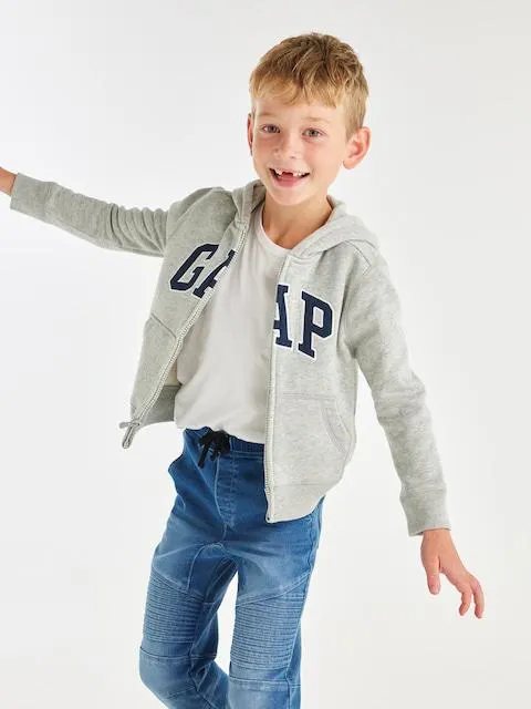 GAP Boys Junior Logo Zip Pullover