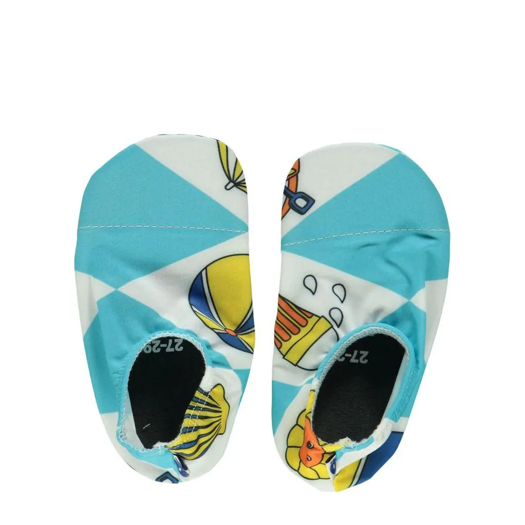 Mønstrete Badeskoer Blå