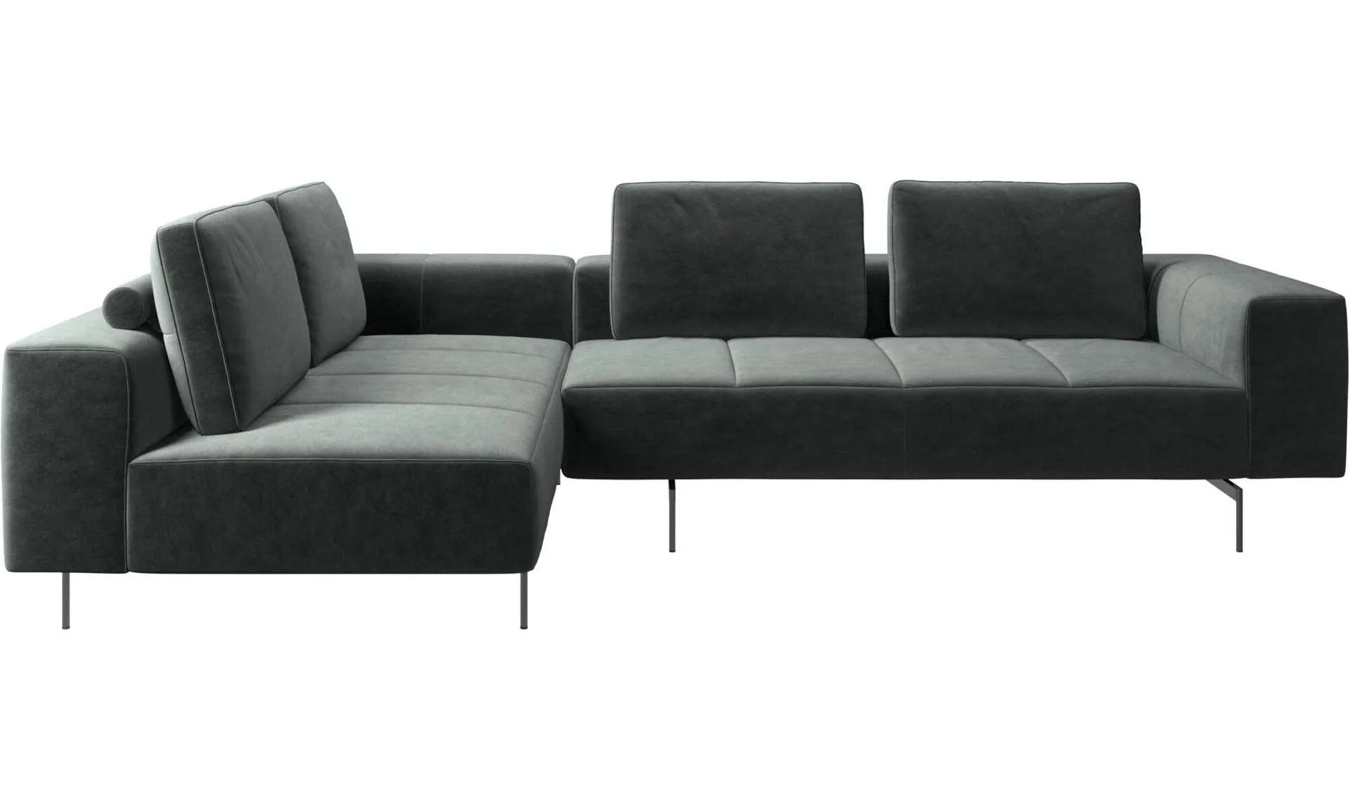 Amsterdam corner sofa with lounging unit
