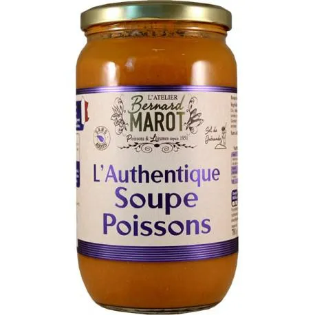 L'authentique soupe de poissons pêchés en Atlantique