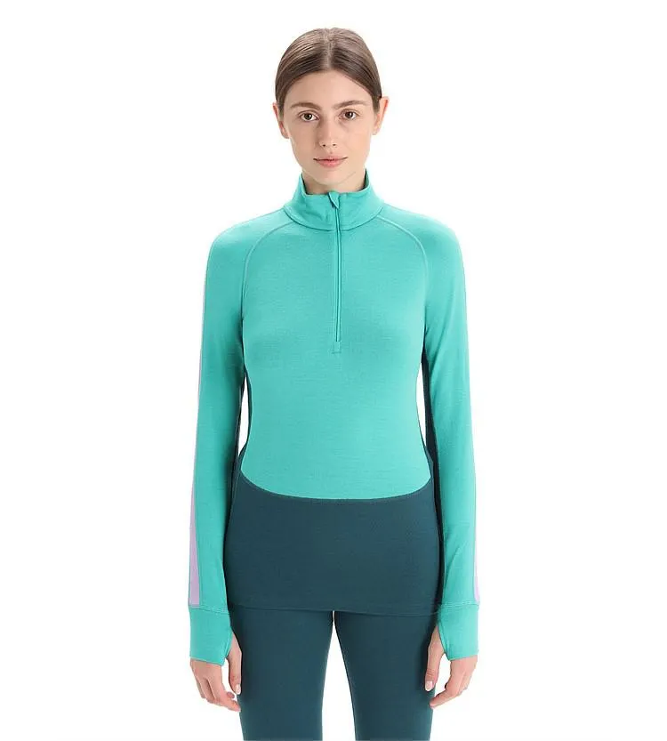 Icebreaker Womens 260 Zone Knit Long Sleeve Half Zip