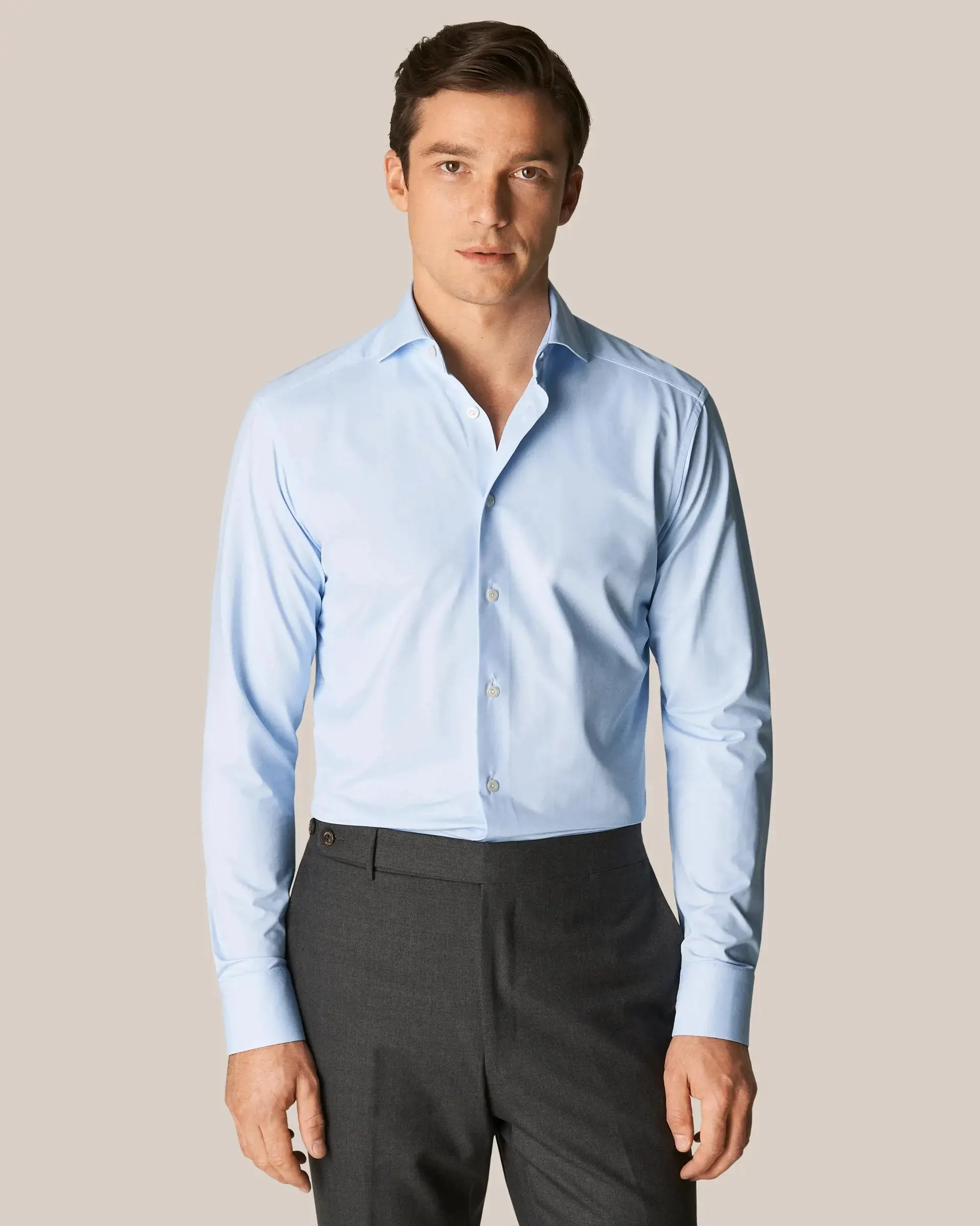 Light Blue Four-Way Stretch Shirt