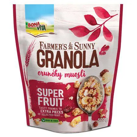 Bonavita Γκρανόλα Super Fruit 500gr