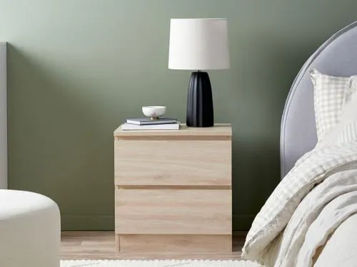 Jolt Bedside Table - Natural