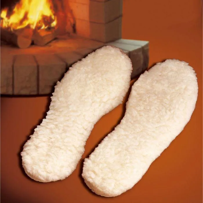 Semelles en laine vierge