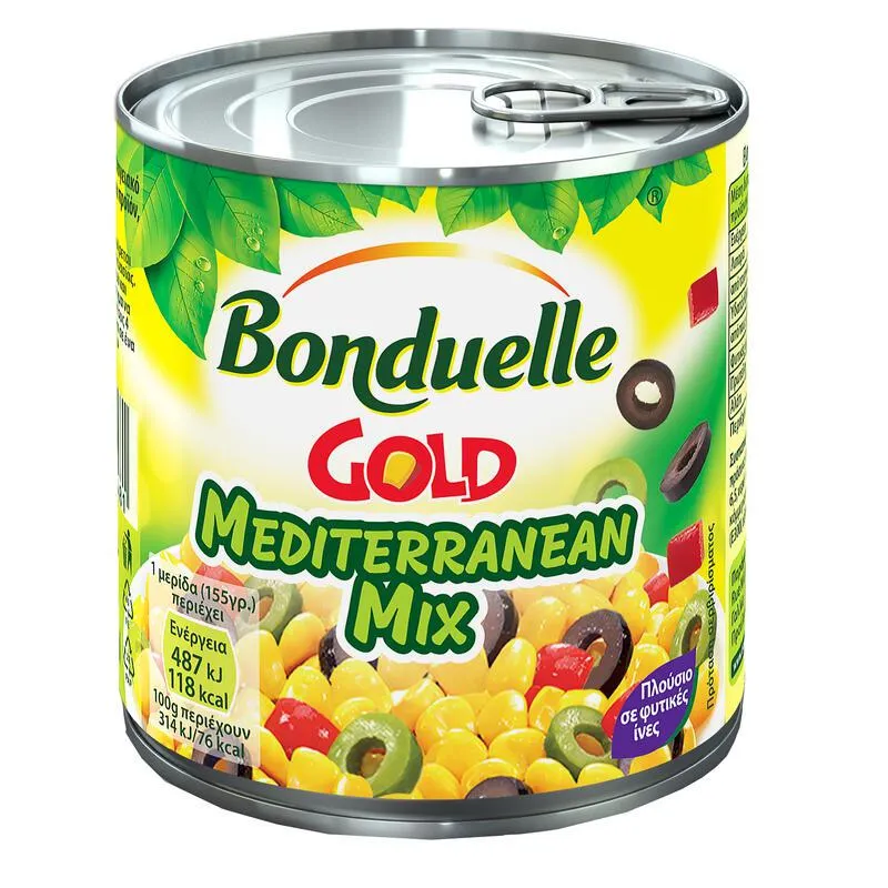 BONDUELLE Gold Καλαμπόκι Mediterranean Mix 310gr