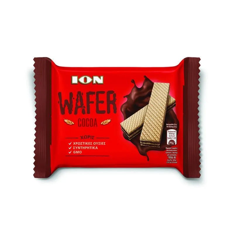 ΙΟΝ Γκοφρέτα Κακάο 50gr