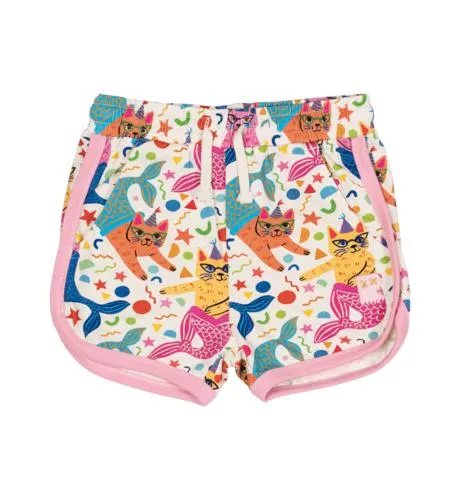 Rock Your Kid Purrmaids Jogger Shorts