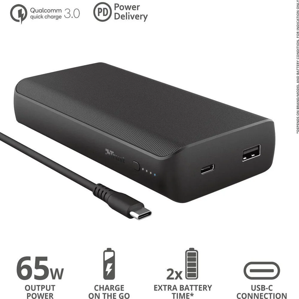 TRUST 65W USB-C LAPTOP POWERBANK